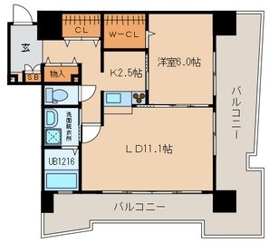 サンシャインプリンセス　北九州  間取り