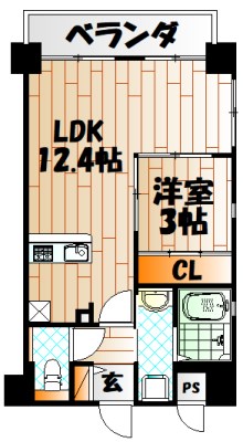 門司ポロニア  間取り