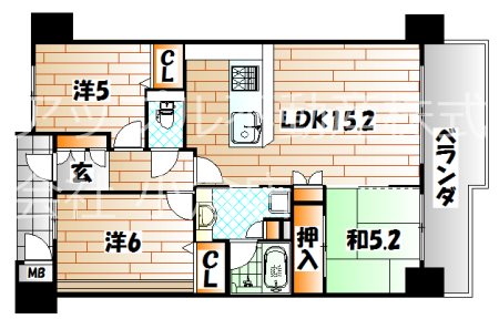 リヴィエールソフィア日明  間取り