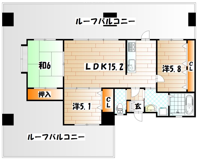 内山神岳ビル 間取り