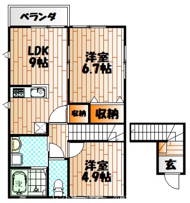 さくらビレッジⅡ 間取り