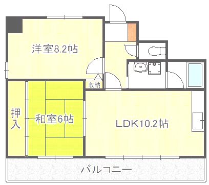朝日イーストビル  間取り