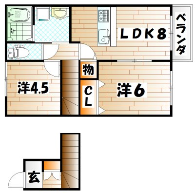 エルメゾン馬寄 間取り