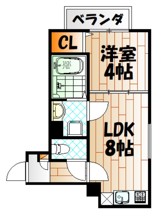 Crecia砂津 間取り