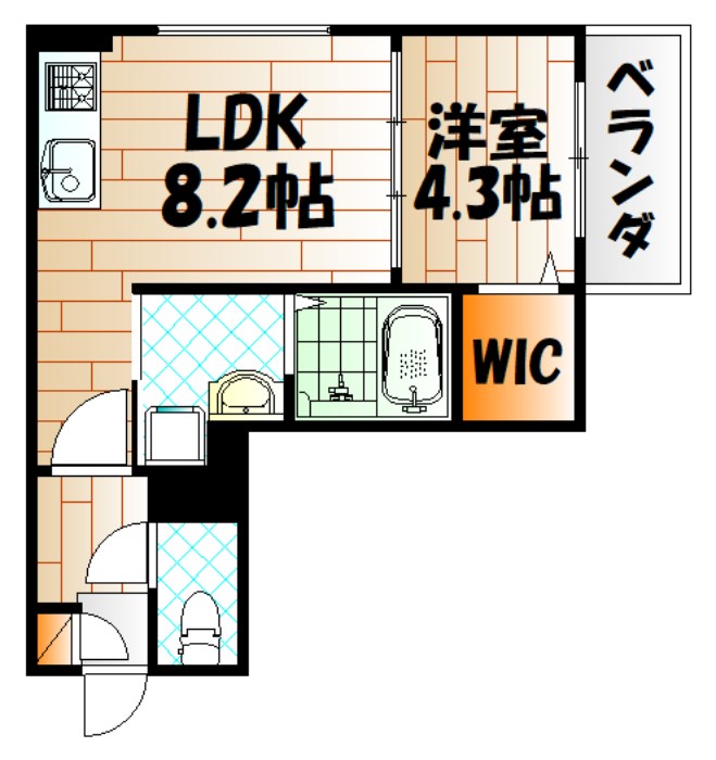 KRcube小倉 間取り