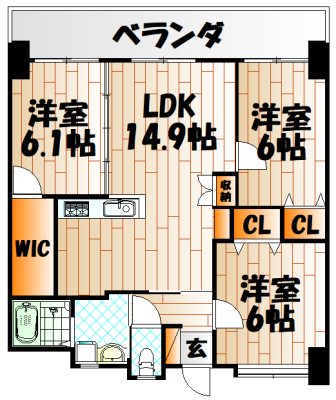 フェルト127  間取り