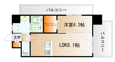 デザイナーズ　ザ　レトロ 間取り