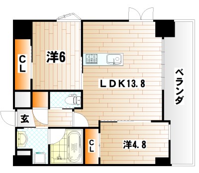 ベルコモンズ   間取り