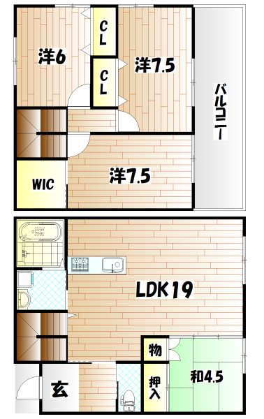 CREWS.LUCIA  間取り