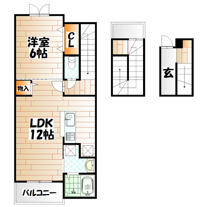 アンブラッセⅡ 間取り