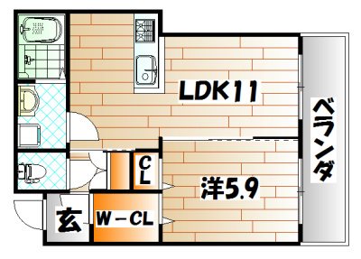 フレシール柳町 間取り