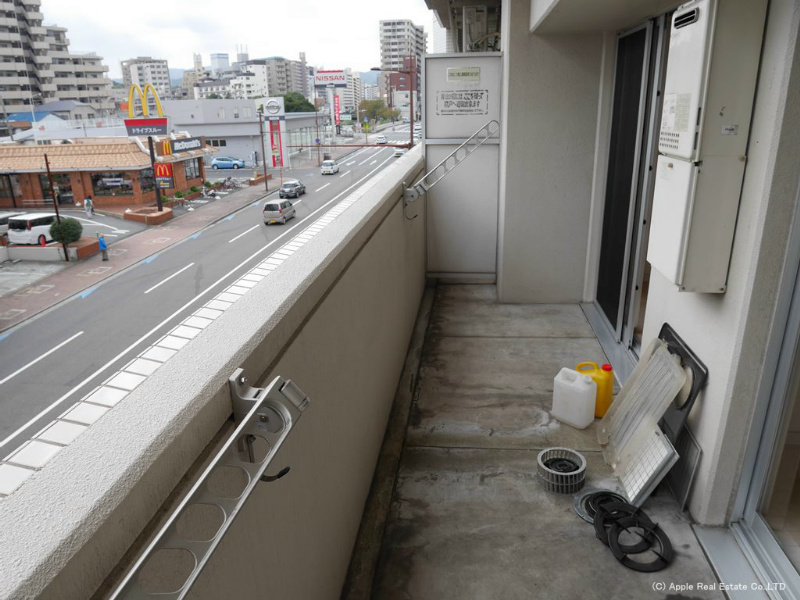 ラフィーネ到津学園通り  ベランダ