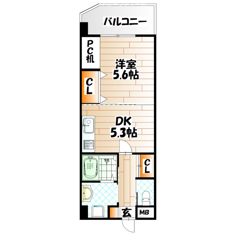 S-FORT小倉 間取り