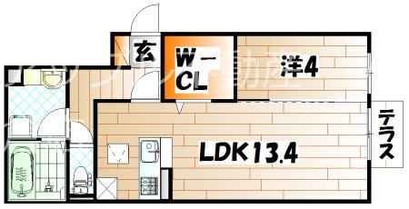 Lire de repos   間取り