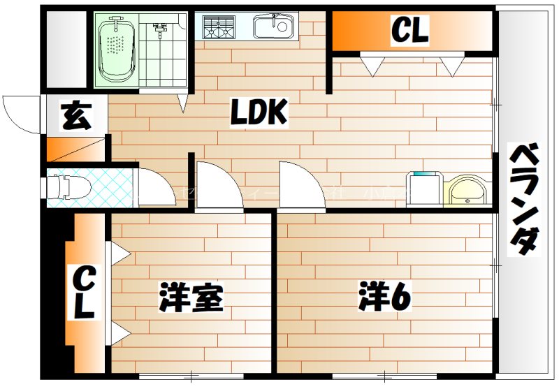 プリンセス・リバーサイド  間取り