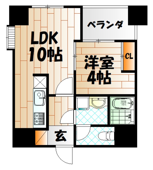 ウィングス砂津  間取り