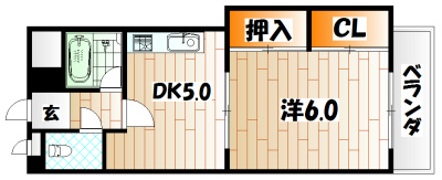 フレール清水  間取り