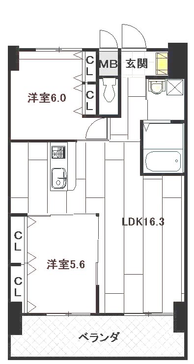 MDIシエルコンティーレ曽根北町 間取り