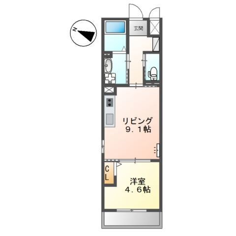 クリンピアＭＫ  間取り