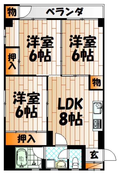 ディアライフ赤坂 間取り
