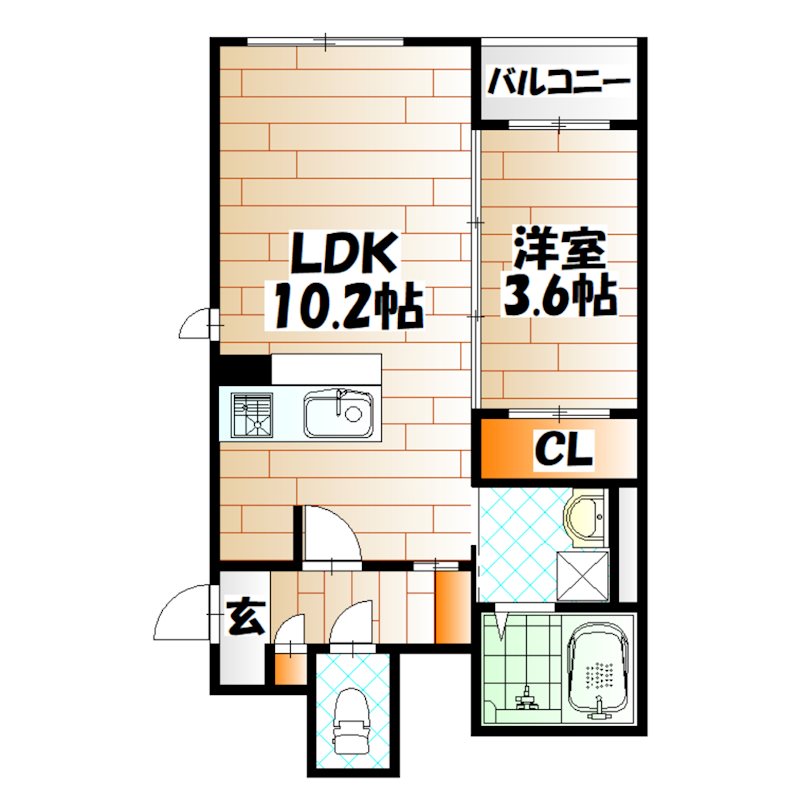 Lila城野 間取り