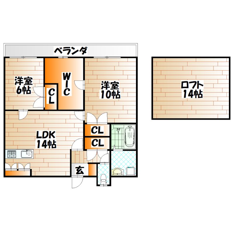 メゾン妙見  間取り