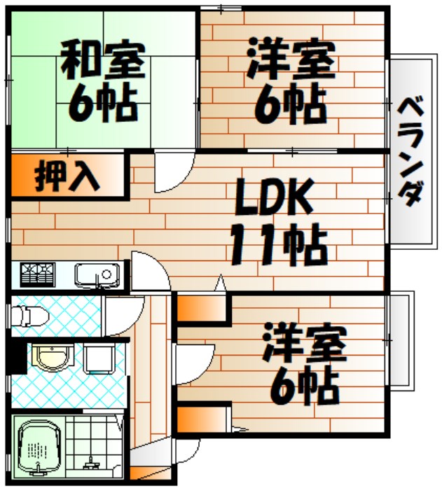 パラシオ赤坂Ｃ棟 間取り