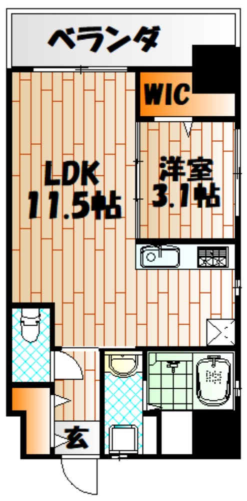 FLATS別院  間取り
