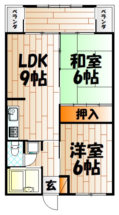 赤坂第7マンション 間取り