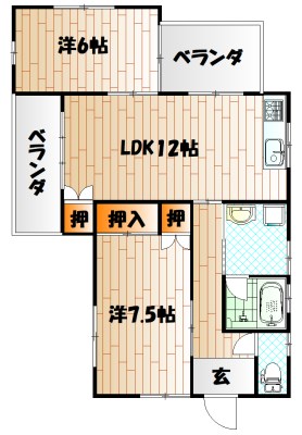 黒川No.16  間取り