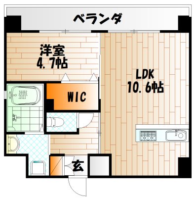 プレシャス南小倉   間取り