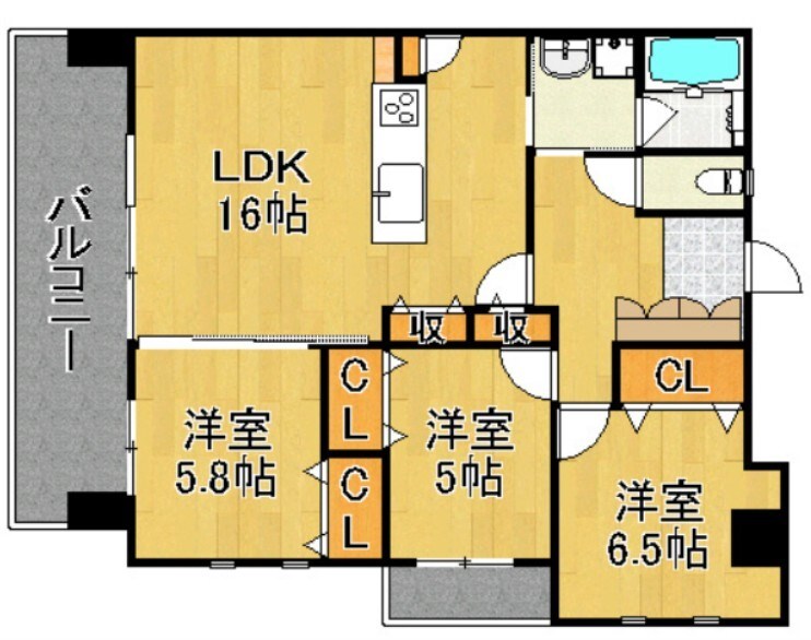 KSK門司コアプレイス 間取り