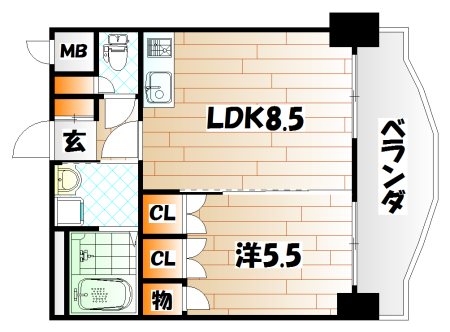 ロイヤルセンターBLD 間取り