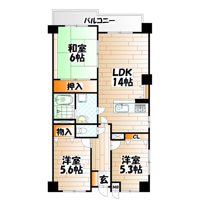 アメニティ藤松 間取り