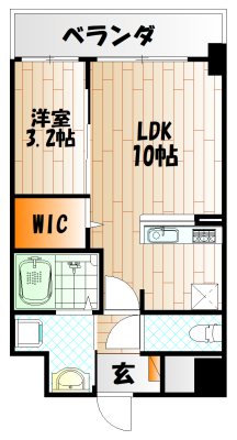 エンラージ・タワー   間取り