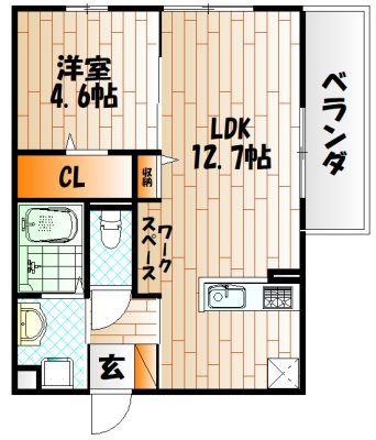 D-room Kasumi 間取り