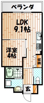 ソレイユ・ルヴァン赤坂  間取り
