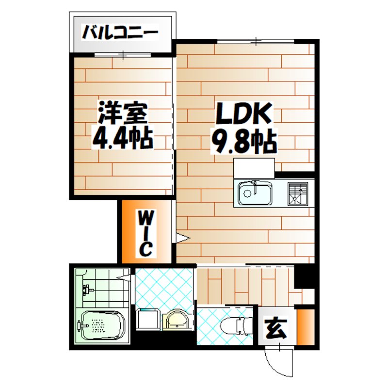 Ellina貴船Ⅲ　 間取り