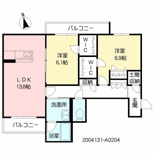 ガーデンREI足立山麓  間取り