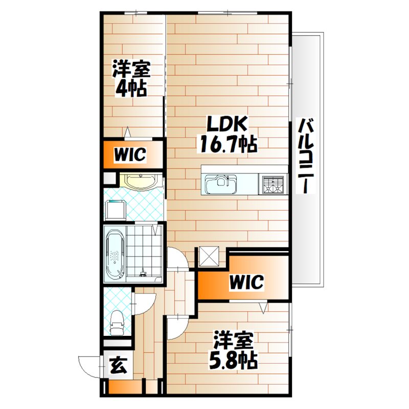 アピアランス中井 間取り