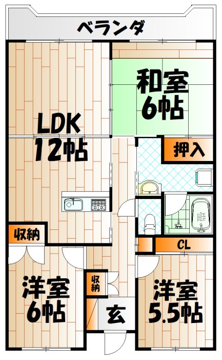 エクセレント中井 間取り