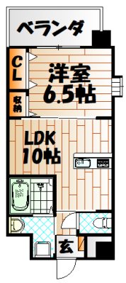 エヴァーグリーンN  間取り