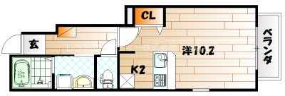 シャン・ド・フルール  間取り