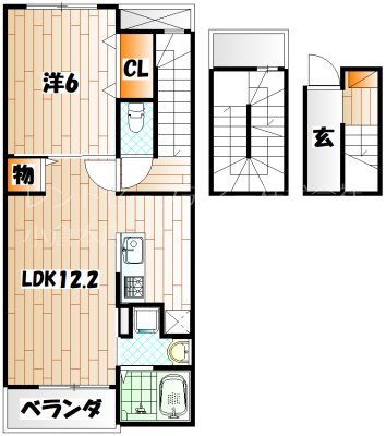 エクスクルーシブⅢ  間取り