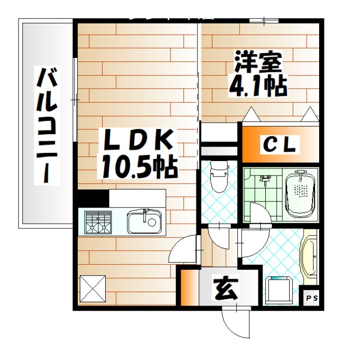 HABITAT YOSHINO   間取り