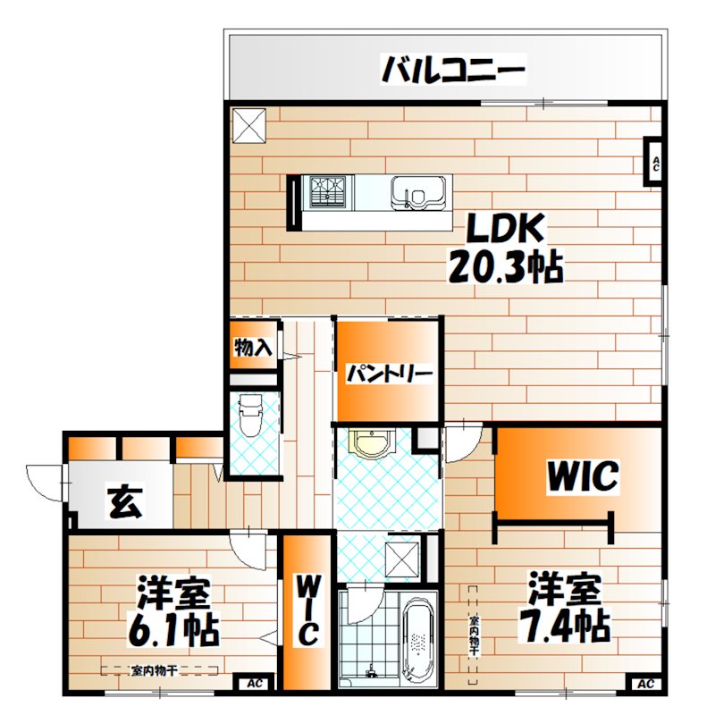 D-ROOM原町 間取り