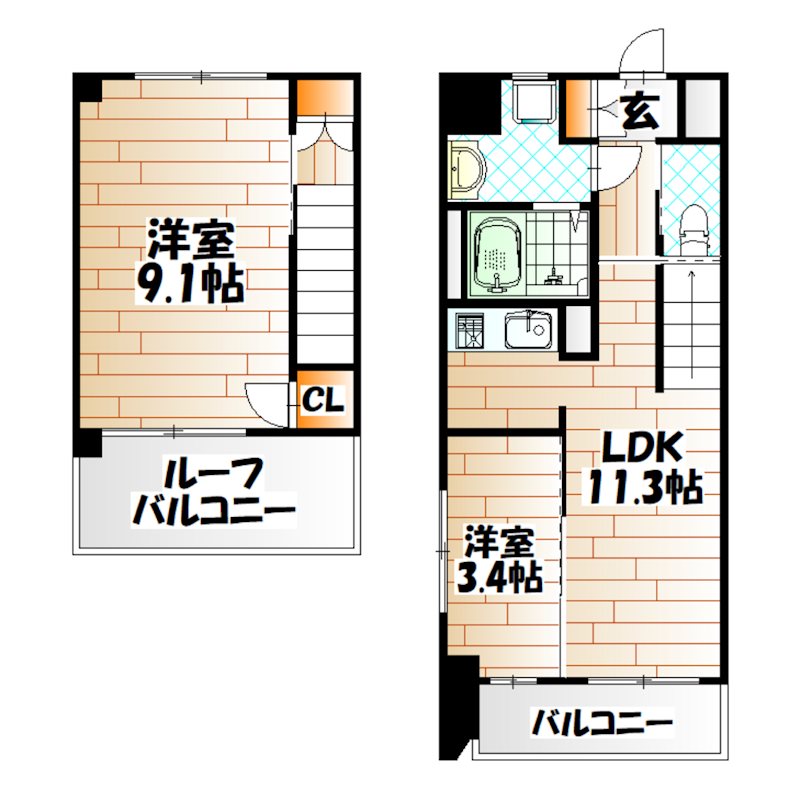 若富士マンション 間取り
