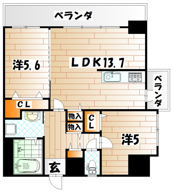内山神岳ビル 間取り
