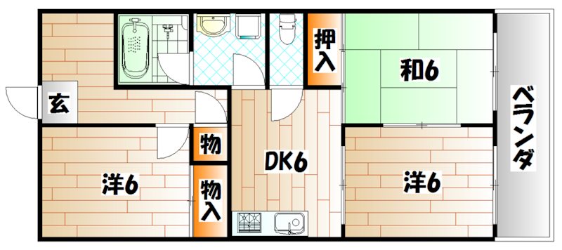 Ｆ・Ｋコーポ 間取り