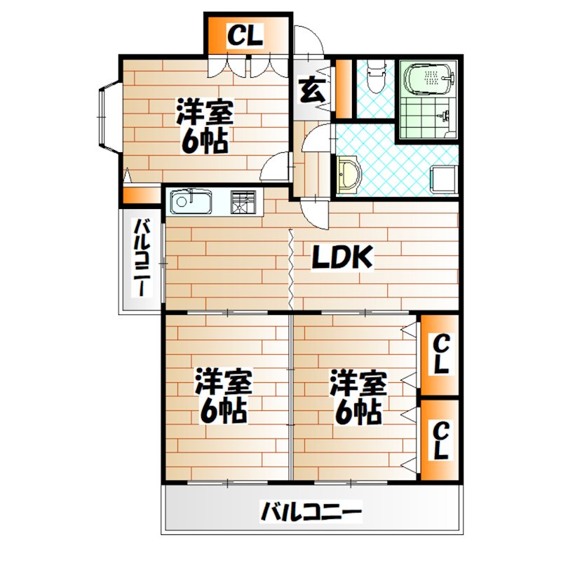 シャルム田町 間取り